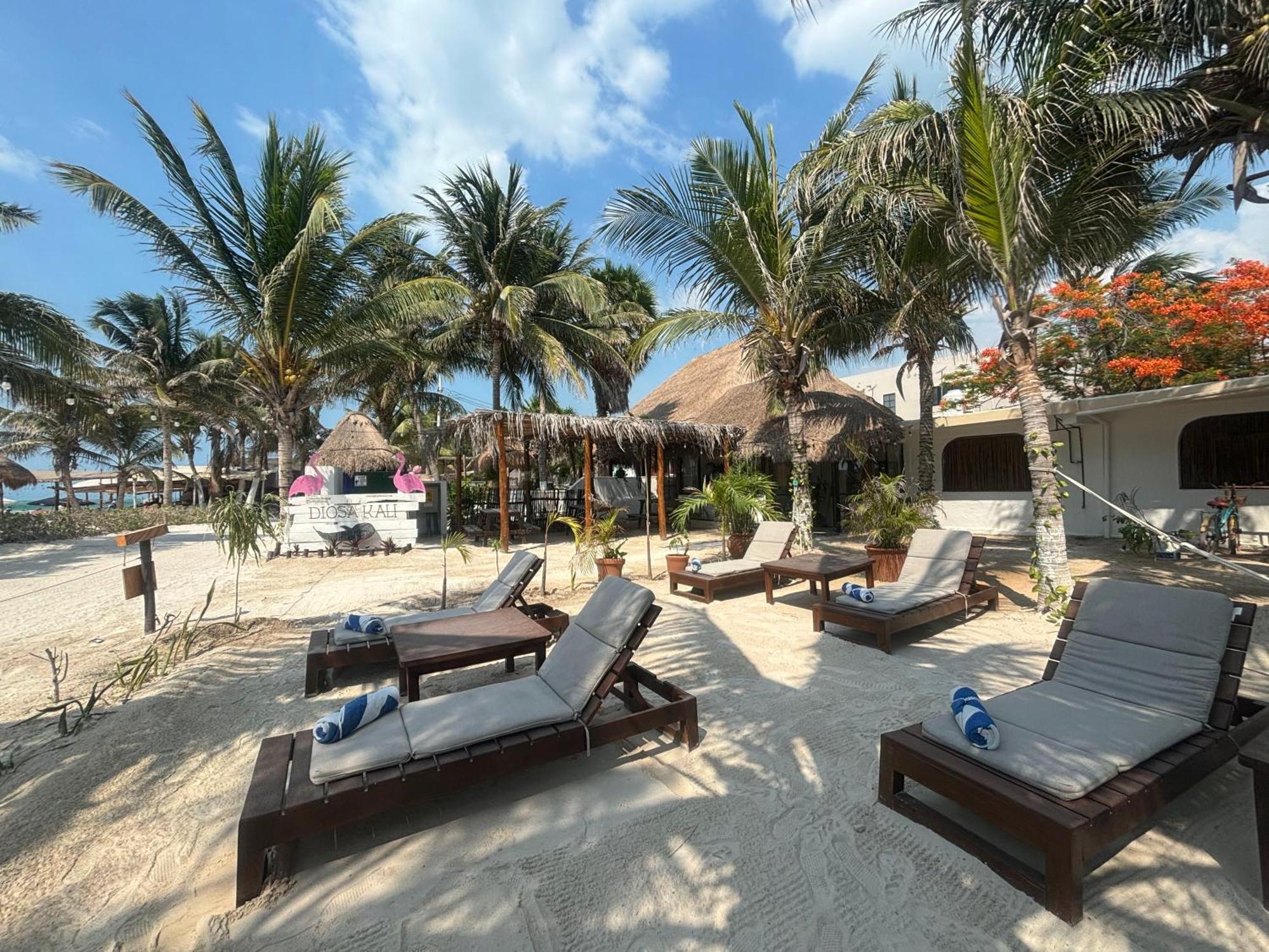 La Diosa Kali Beach Front Hotel 홀박스아일랜드 외부 사진